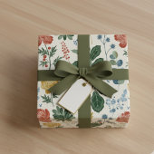 北欧ボタニカル フラワー ラッピングペーパー