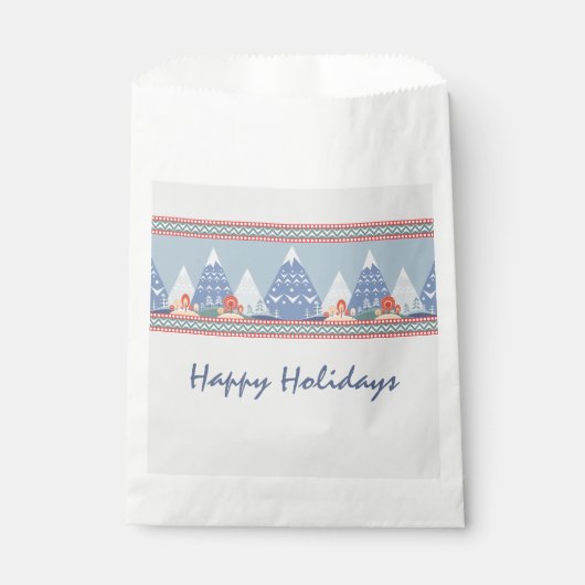 北欧マウンテンシーンカスタマイズ可能な休日 フェイバーバッグ (正面)