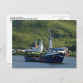 北欧マリナー、カニのボート、オランダ港、AK ポストカード (正面/裏面)