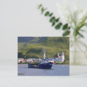 北欧マリナー、カニのボート、オランダ港、AK ポストカード (スタンド正面)