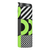 北欧ミニマルの幾何学的ヴィンテージ タンブラー (回転右)