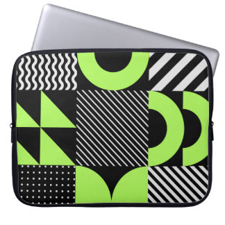 北欧ミニマルの幾何学的ヴィンテージ ラップトップスリーブ