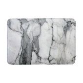 北欧ミニマル白モダン白大理石 バスマット (正面)
