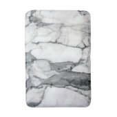 北欧ミニマル白モダン白大理石 バスマット (正面縦)