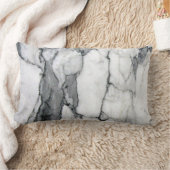 北欧ミニマル白モダン白大理石 ランバークッション (ブランケット)