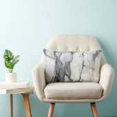 北欧ミニマル白モダン白大理石 ランバークッション (椅子)