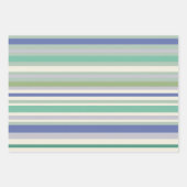 北欧メリーツリーウォーターカラーパステルパターン ラッピングペーパーシート (正面2)