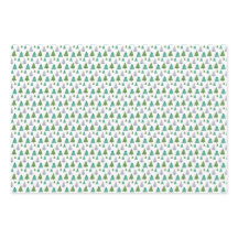 北欧メリーツリーウォーターカラーパステルパターン