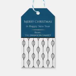 北欧モダンのクリスマス ギフトタグ