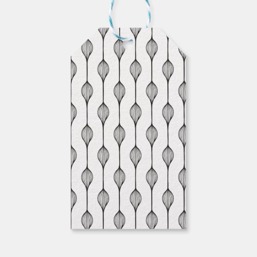 北欧モダンのクリスマス ギフトタグ (裏面)