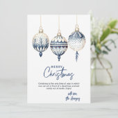 北欧モダンスタイルオーナメントクリスマス シーズンカード (スタンド正面)