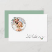 北欧ユニークのクリスマスサンキューカード ノートカード (正面/裏面)