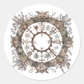 北欧リース ラウンドシール (正面)