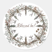 北欧リース ラウンドシール (正面)