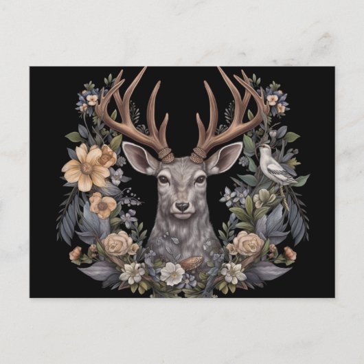 北欧レトロ異教の芸術的葉書 ポストカード (正面)