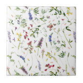 北欧ワイルドフラワーメドウ タイル (正面)