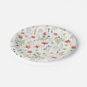 北欧ワイルドフラワーメドウ ペーパープレート (アングル)