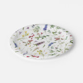 北欧ワイルドフラワーメドウ ペーパープレート (アングル)