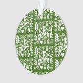 北欧伝統的のクリスマス オーナメント (正面)