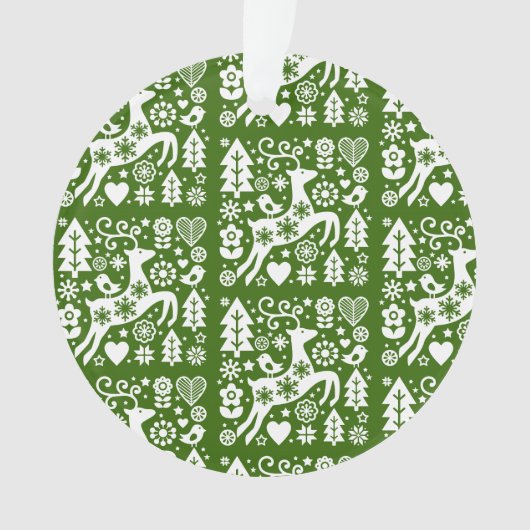 北欧伝統的のクリスマス オーナメント (正面)