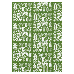 北欧伝統的のクリスマス テーブルクロス