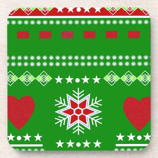 北欧冬の風景 コースター (正面)