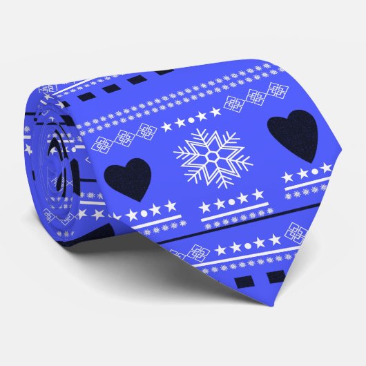 北欧冬の風景 ネクタイ (ロール)