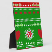 北欧冬の風景 フォトプラーク (側面)