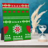 北欧冬の風景 フォトプラーク (側面)