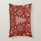 北欧刺繍装飾用クッションカバー白糸 アクセントクッション (正面(垂直))