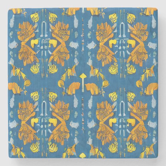 北欧反射 – An Ode to Svenskt Tenn ストーンコースター (正面)