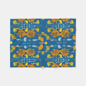 北欧反射 – An Ode to Svenskt Tenn フリースブランケット (正面(横))