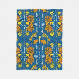 北欧反射 – An Ode to Svenskt Tenn フリースブランケット