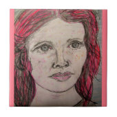 北欧女性 タイル (正面)