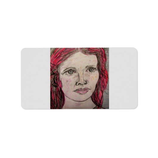 北欧女性 ラベル (正面)