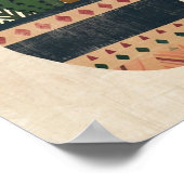 北欧抽象芸術幾何学的ポスター（マット） 15x19 ポスター (角)