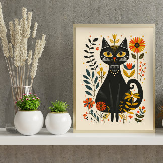 北欧抽象芸術幾何学的ポスター（マット） 15x19 ポスター