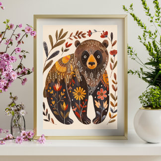 北欧抽象芸術幾何学的ポスター（マット） 15x19 ポスター