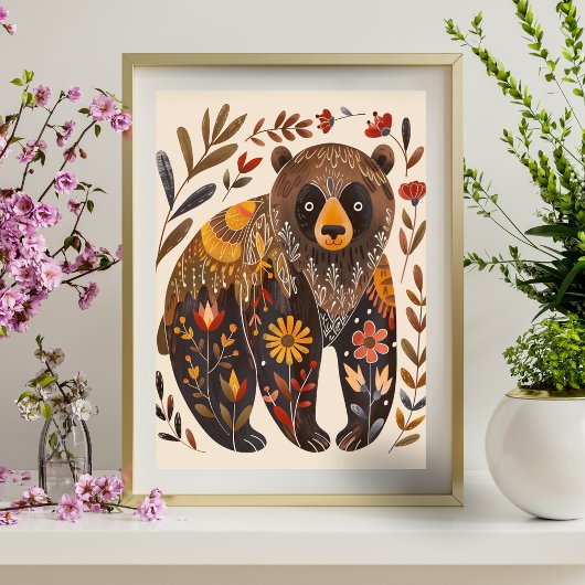 北欧抽象芸術幾何学的ポスター(マット) 15x19 ポスター