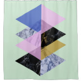 北欧抽象芸術#886 シャワーカーテン (正面)