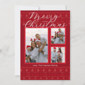 北欧数々の写真メリークリスマスカード シーズンカード (正面)