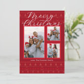 北欧数々の写真メリークリスマスカード シーズンカード (スタンド正面)
