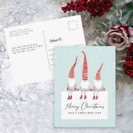 北欧格言が聖降誕祭のお目出し ポストカード