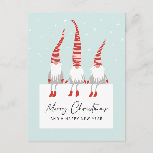 北欧格言が聖降誕祭のお目出し ポストカード (正面)