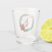 北欧格言スキーヤーインアザ・クリスマスリース ショットグラス (裏面)