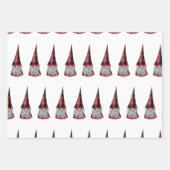 北欧格言ズイン・プレイド ラッピングペーパーシート (正面)