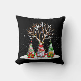 北欧格言3人とそのクリスマスツリー クッション