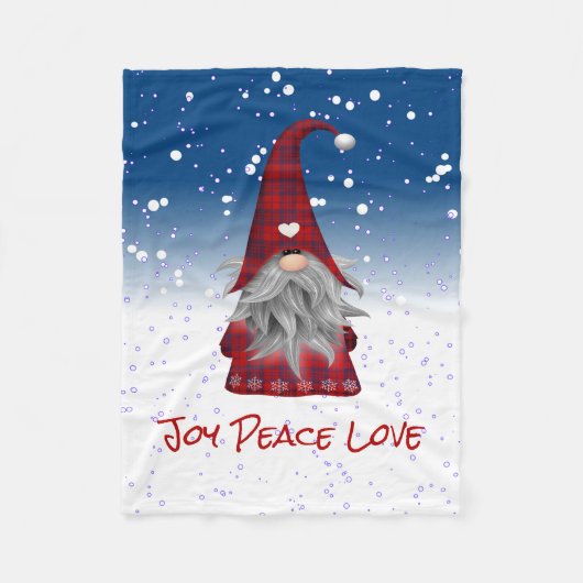 北欧格言 フリースブランケット (正面)