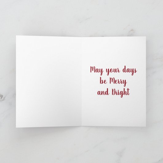 *北欧格言*日が明るい可能性メリーあり シーズンカード (内部)