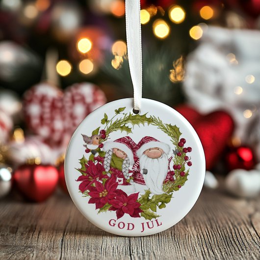 北欧格言 | God Jule |ノルウェーのクリスマス セラミックオーナメント